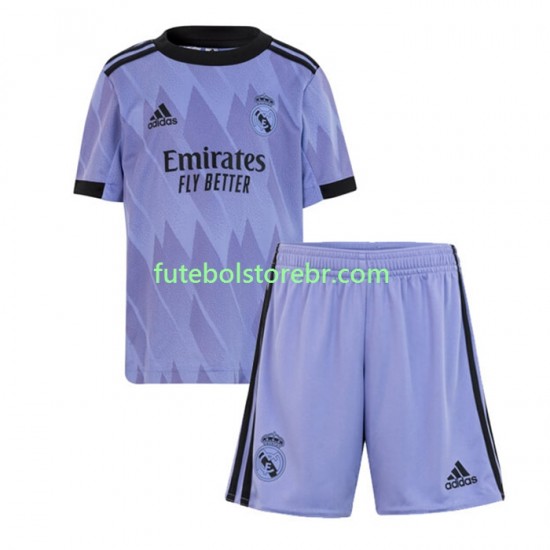 Camisa Real Madrid II 2022-2023 manga curta pro Juvenil