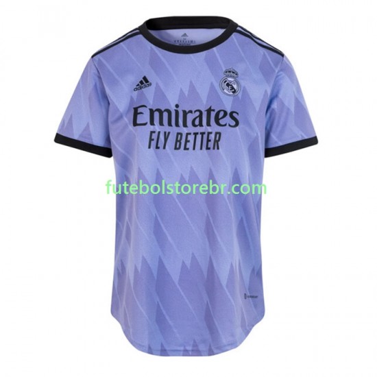 Camisa Real Madrid II 2022-2023 manga curta pro Feminino