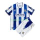 Camisa Real Sociedad I 2022-2023 manga curta pro Juvenil