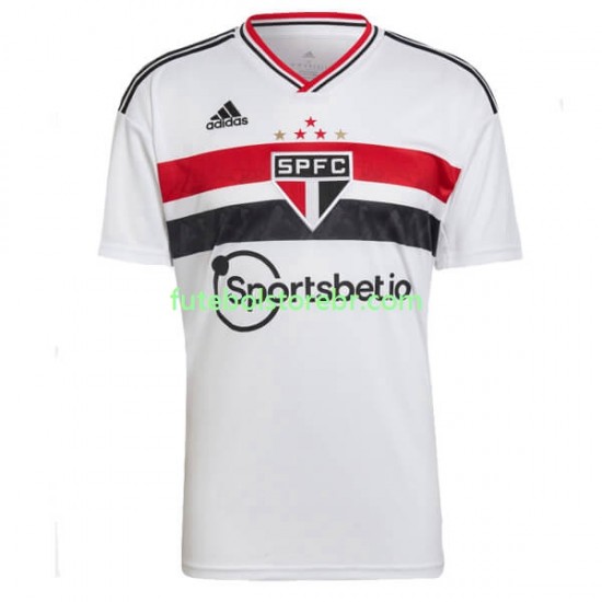 Camisa Sao Paulo I 2022-2023 manga curta pro Masculina