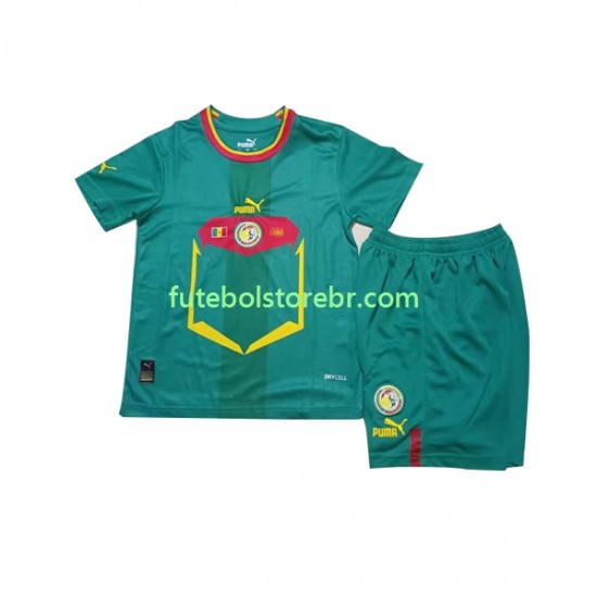 Camisa Senegal II Copa Do Mundo 2022 manga curta pro Juvenil