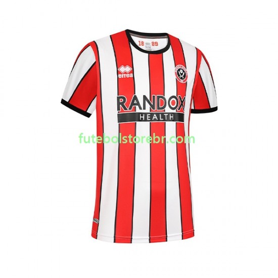 Camisa Sheffield United I 2022-2023 manga curta pro Masculina