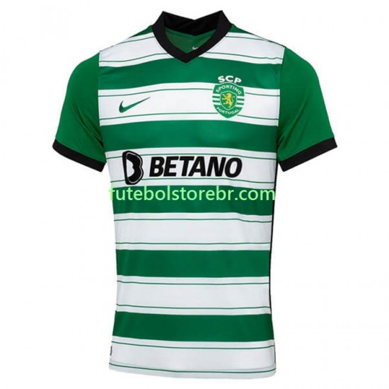 Camisa Sporting CP I 2022-2023 manga curta pro Masculina