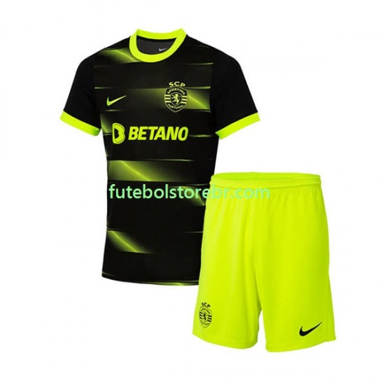 Camisa Sporting CP II 2022-2023 manga curta pro Juvenil