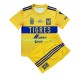 Camisa Tigres UANL I 2022-2023 manga curta pro Juvenil