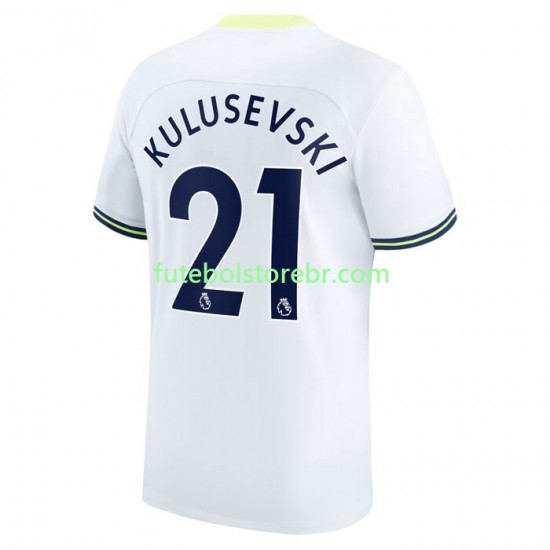 Camisa Tottenham Hotspur Dejan Kulusevski 21 I 2022-2023 manga curta pro Masculina