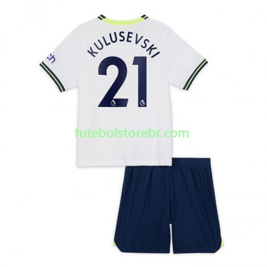 Camisa Tottenham Hotspur Dejan Kulusevski 21 I 2022-2023 manga curta pro Juvenil