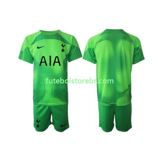 Camisa Goleiro Tottenham Hotspur II 2022-2023 manga curta pro Juvenil