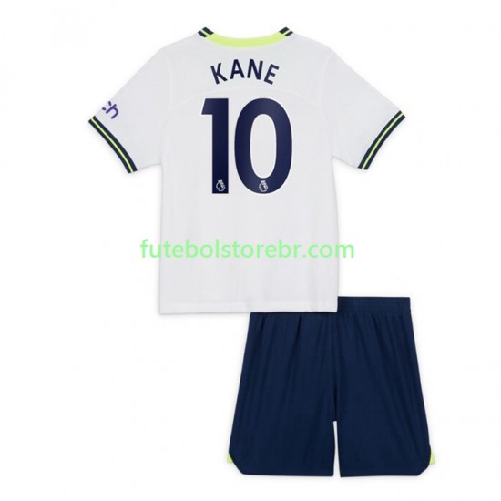 Camisa Tottenham Hotspur Harry Kane 10 I 2022-2023 manga curta pro Juvenil