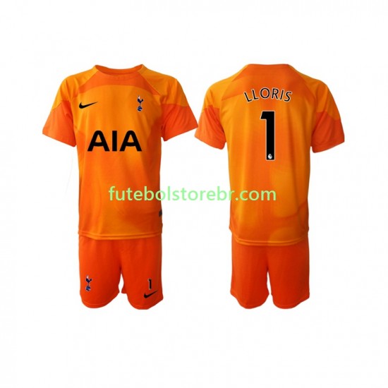 Camisa Goleiro Tottenham Hotspur Hugo Lloris 1 III 2022-2023 manga curta pro Juvenil