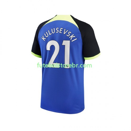 Camisa Tottenham Hotspur Kulusevski 21 II 2022-2023 manga curta pro Masculina