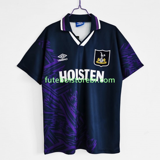 Camisa Tottenham Hotspur Retrô II 1994-1995 manga curta pro Masculina