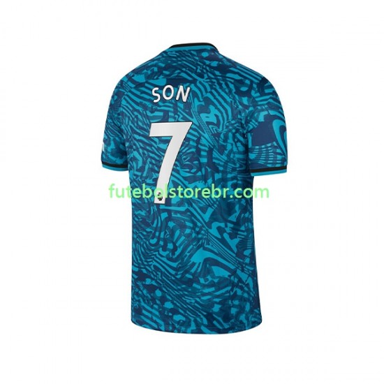 Camisa Tottenham Hotspur Son Heung-min 7 III 2022-2023 manga curta pro Masculina