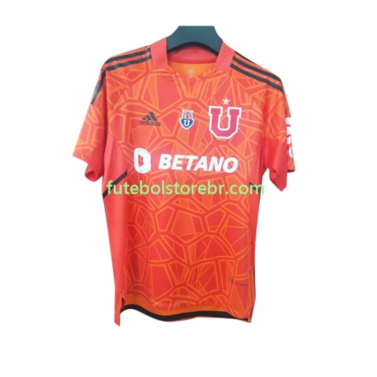 Camisa Goleiro Universidad de Chile I 2022-2023 manga curta pro Masculina