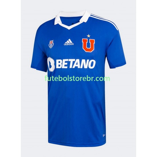 Camisa Universidad de Chile I 2022 manga curta pro Masculina