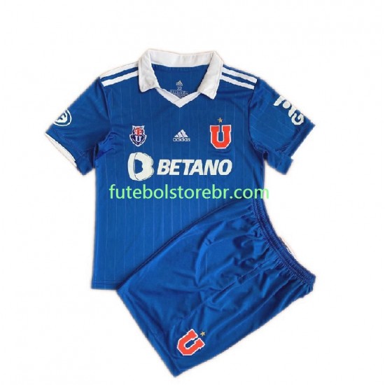 Camisa Universidad de Chile I 2022 manga curta pro Juvenil