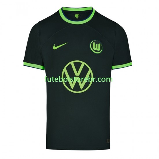 Camisa VfL Wolfsburg II 2022-2023 manga curta pro Masculina