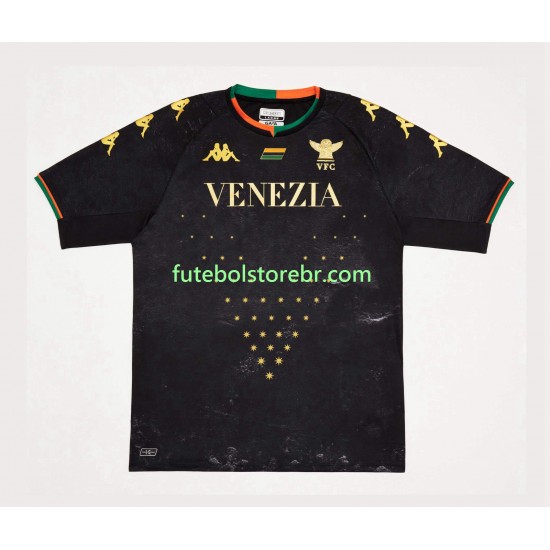 Camisa Venezia I 2021-2022 manga curta pro Masculina