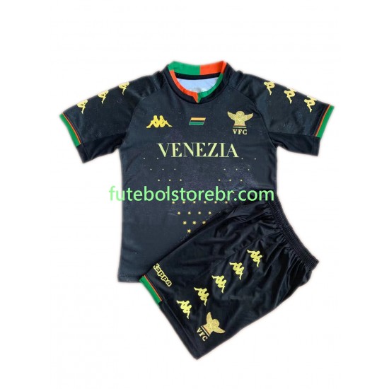 Camisa Venezia I 2021-2022 manga curta pro Juvenil