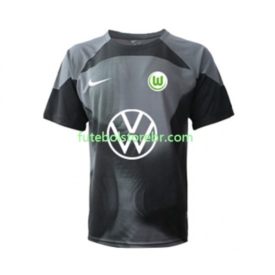 Camisa Goleiro VfL Wolfsburg I 2022-2023 manga curta pro Masculina