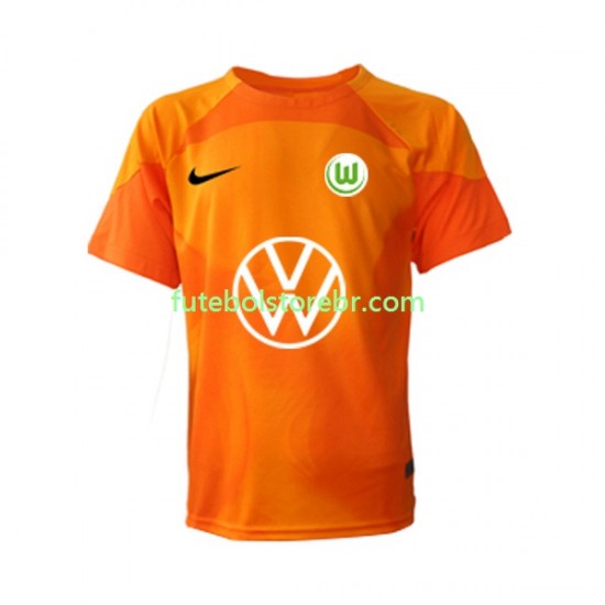 Camisa Goleiro VfL Wolfsburg III 2022-2023 manga curta pro Masculina