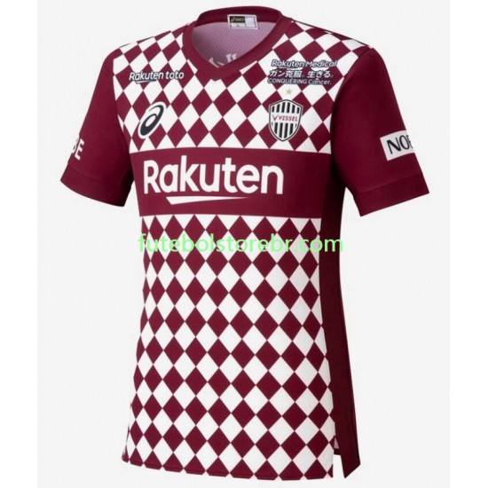 Camisa Vissel Kobe I 2021-2022 manga curta pro Masculina