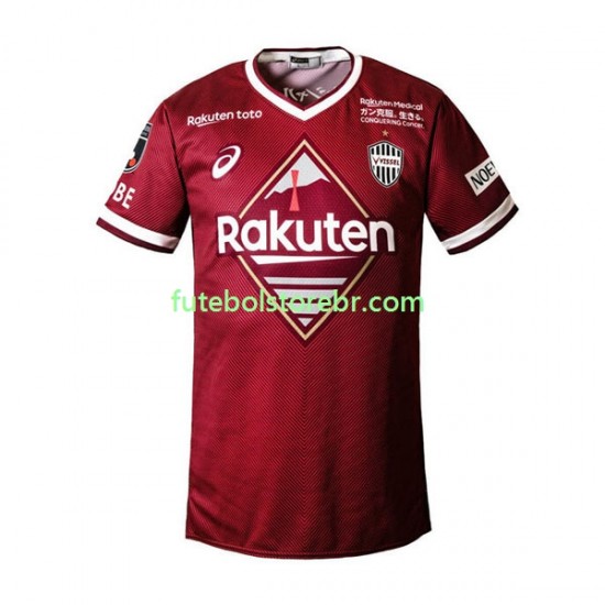 Camisa Vissel Kobe I 2022 manga curta pro Masculina