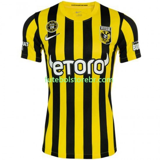 Camisa Vitesse I 2022-2023 manga curta pro Masculina