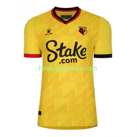 Camisa Watford I 2022-2023 manga curta pro Masculina