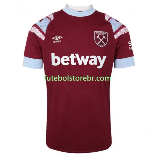 Camisa West Ham United I 2022-2023 manga curta pro Masculina