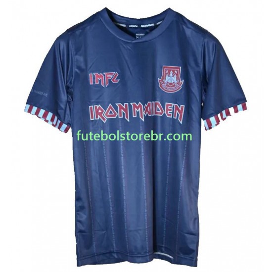 Camisa West Ham United Iron Maiden II manga curta pro Masculina