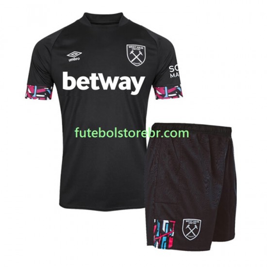 Camisa West Ham United II 2022-2023 manga curta pro Juvenil