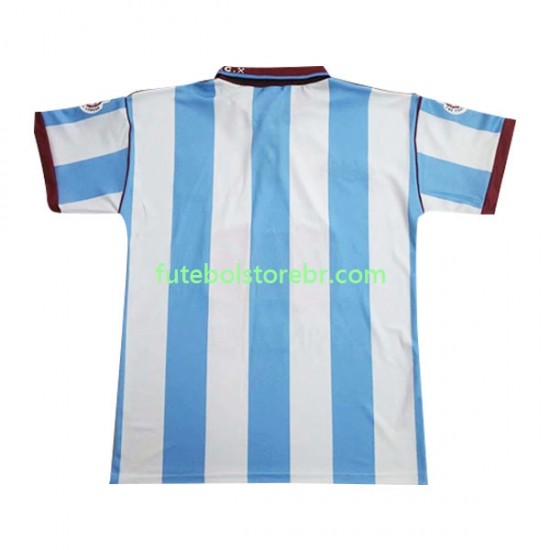 Camisa West Ham United Retrô II 1991-1992 manga curta pro Masculina