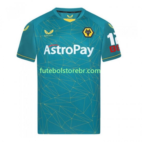 Camisa Wolverhampton Wanderers II 2022-2023 manga curta pro Masculina