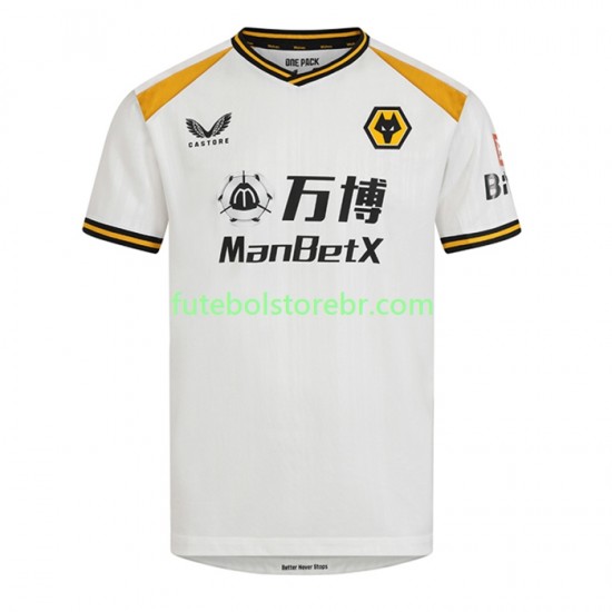 Camisa Wolverhampton Wanderers III 2022-2023 manga curta pro Masculina