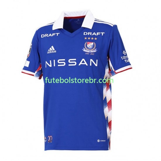 Camisa Yokohama F.Marinos I 2022 manga curta pro Masculina