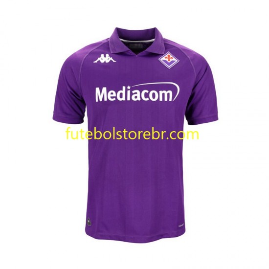 Camisa ACF Fiorentina I 2024-2025 manga curta pro Masculina