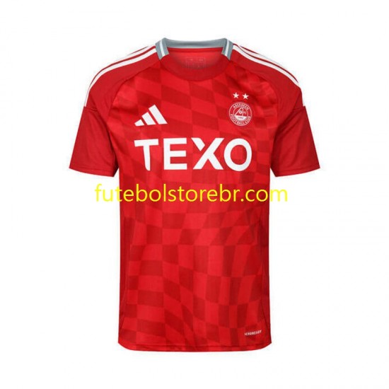 Camisa Aberdeen I 2024-2025 manga curta pro Masculina