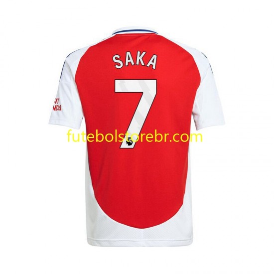 Camisa Arsenal Bukayo Saka 7 I 2024-2025 manga curta pro Masculina