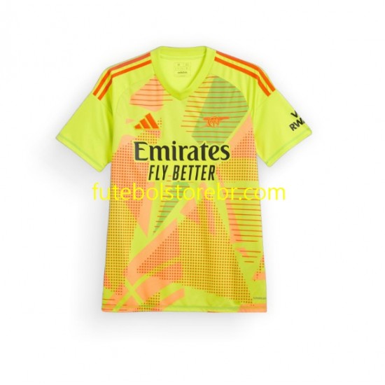 Camisa Goleiro Arsenal I 2024-2025 manga curta pro Masculina