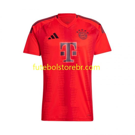 Camisa Bayern de Munique I 2024-2025 manga curta pro Masculina