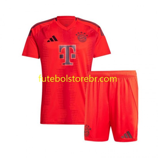 Camisa Bayern de Munique I 2024-2025 manga curta pro Juvenil