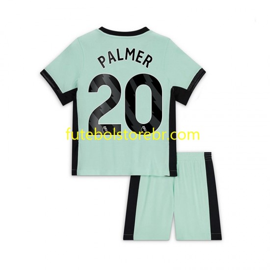 Camisa Chelsea Cole Palmer 20 III 2023-2024 manga curta pro Juvenil