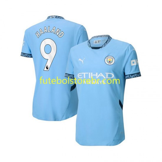 Camisa Manchester City Erling Haaland 9 I 2024-2025 manga curta pro Masculina