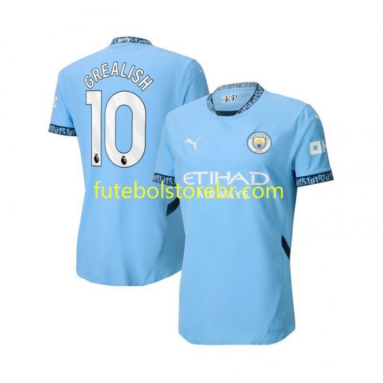 Camisa Manchester City Jack Grealish 10 I 2024-2025 manga curta pro Masculina