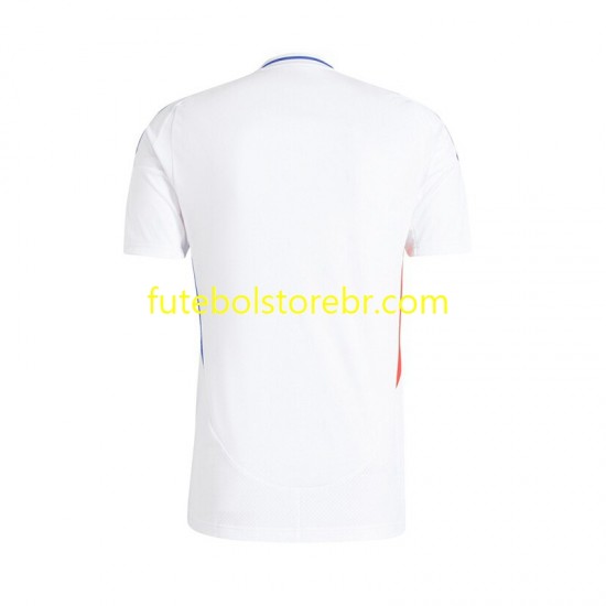 Camisa Olympique Lyon I 2024-2025 manga curta pro Masculina