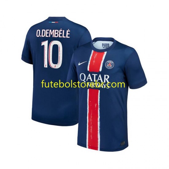 Camisa Paris Saint Germain Ousmane Dembele 10 I 2024-2025 manga curta pro Masculina