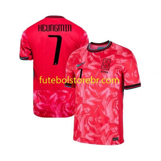 Camisa Coreia do Sul Heungmin 7 I 2024 manga curta pro Masculina