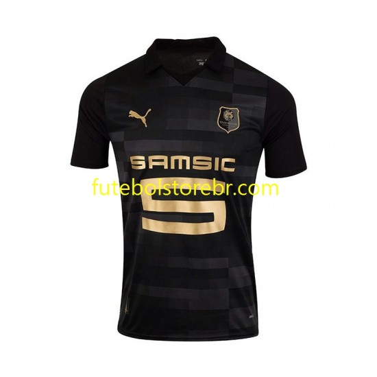 Camisa Stade Rennais III 2023-2024 manga curta pro Masculina