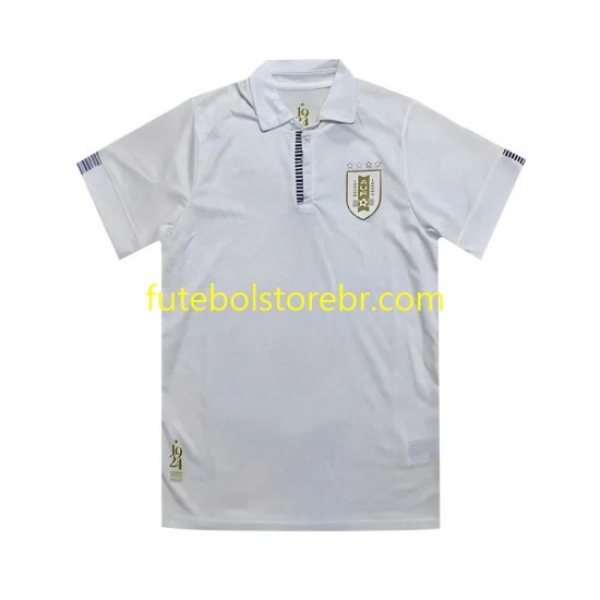 Camisa Uruguai 100th Anniversary II 2024 manga curta pro Masculina